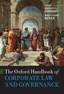 THE OXFORD HANDBOOK OF CORPORATE LAW AND GOVERNANCE