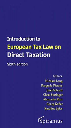 INTRODUCTION TO EUROPEAN TAX LAW ON DIRECT TAXATION 6E