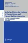 VERBAL AND NONVERBAL FEATURES OF HUMAN-HUMAN AND HUMAN-MACHINE INTERACTION