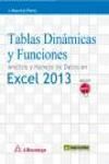 TABLAS DINMICAS Y FUNCIONES. ANLISIS Y MANEJO DE DATOS EN EXCEL 2013
