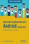 DESARROLLO DE APLICACIONES PARA ANDROID. EDICIN 2017