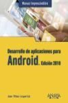 DESARROLLO DE APLICACIONES PARA ANDROID M.I.. EDICIN 2018