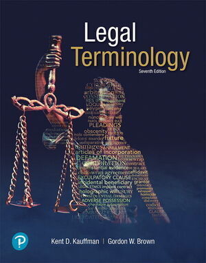 LEGAL TERMINOLOGY 7E