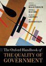 THE OXFORD HANDBOOK OF THE QUALITY OF GOVERNMENT