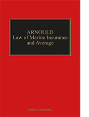 ARNOULD LAW OF MARINE INSURANCE AND AVERAGE 20E