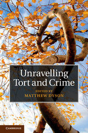UNRAVELLING TORT AND CRIME