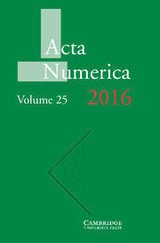 ACTA NUMERICA 2016. VOLUME 25