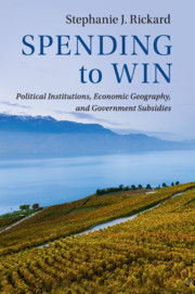 SPENDING TO WIN. POLITICAL INSTITUTIONS, ECONOMIC GEOGRAPHY, AND GOVERNMENT SUBSIDIES