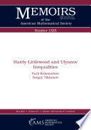 HARDY-LITTLEWOOD AND ULYANOV INEQUALITIES