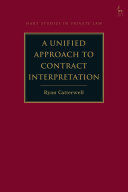 A UNIFIED APPROACH TO CONTRACT INTERPRETATION